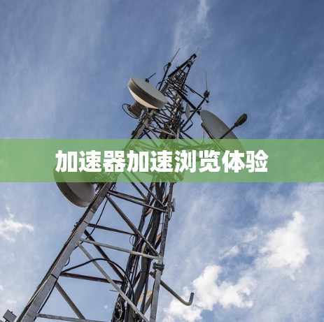 加速器加速浏览体验