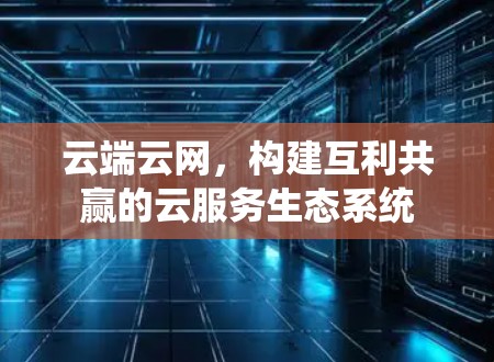 云端云网，构建互利共赢的云服务生态系统