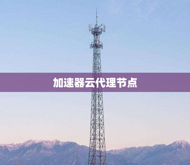 加速器云代理节点