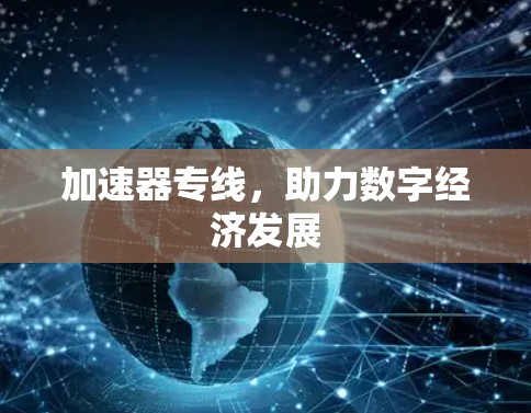 加速器专线，助力数字经济发展