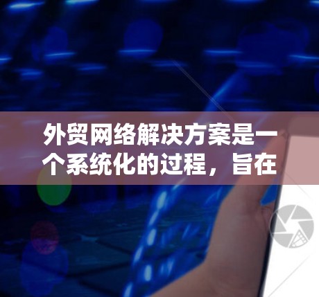 外贸网络解决方案是一个系统化的过程，旨在通过各种技术、平台和策略促进和保护销售。以下是对该过程的分步说明