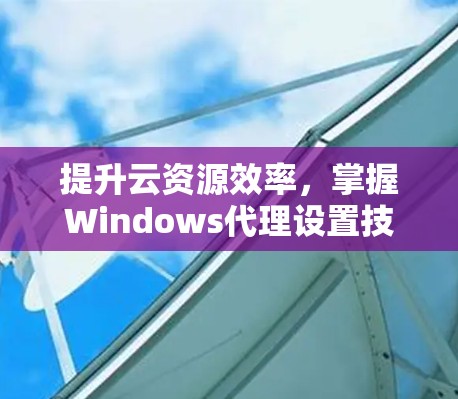提升云资源效率，掌握Windows代理设置技巧
