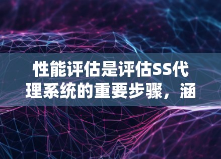 性能评估是评估SS代理系统的重要步骤，涵盖多个方面，需要综合考虑。以下是详细的总结