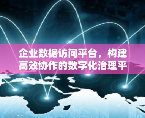 企业数据访问平台，构建高效协作的数字化治理平台