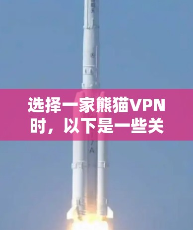 选择一家熊猫VPN时，以下是一些关键因素和建议