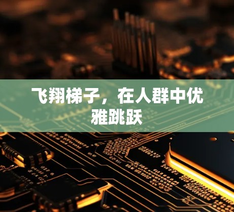 飞翔梯子，在人群中优雅跳跃