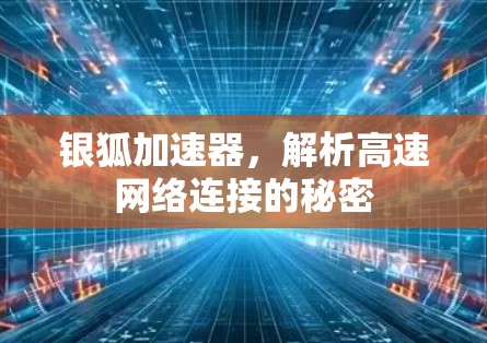 银狐加速器，解析高速网络连接的秘密